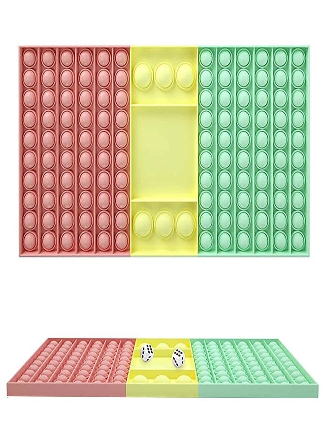 في جراسب ألعاب VGRASSP Pop It الحسية لتخفيف التوتر، مصنوعة من السيليكون لتخفيف الضغط، هدايا مبتكرة للأطفال والكبار - اللون حسب المتوفر (لودو) - Image 3